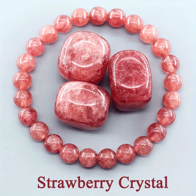 Fashionable Strawberry Stone Bracelet for Women